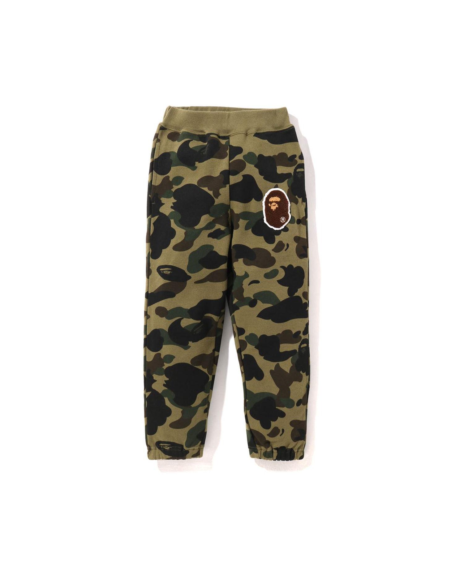 1st Camo Ape Head Patched Sweat Pants by BAPE | jellibeans