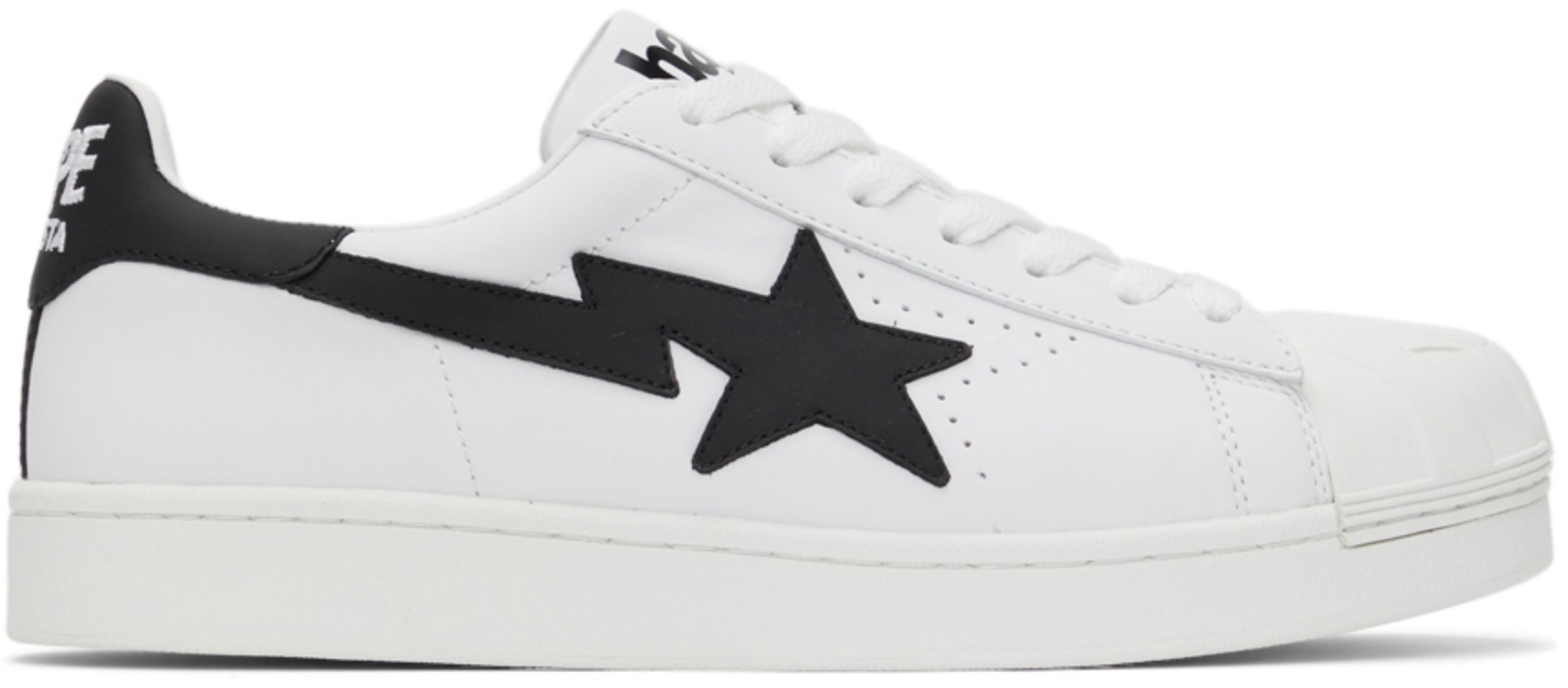 White Sta Low Sneakers by BAPE