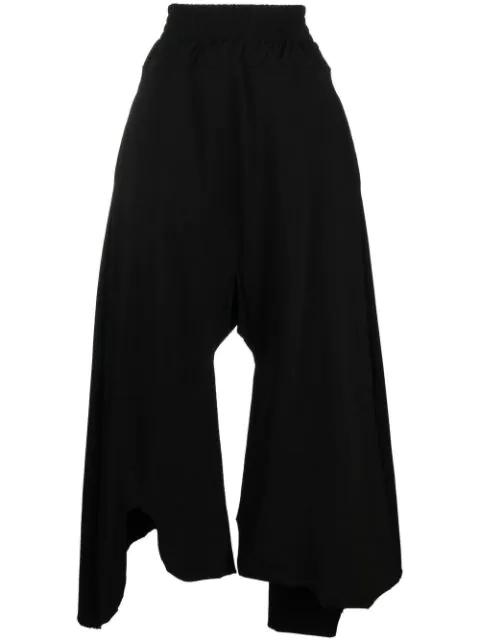 high-waist asymmetric trousers by BARBARA BOLOGNA