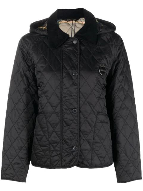 Tobymory hoodied diamond-quilt jacket by BARBOUR