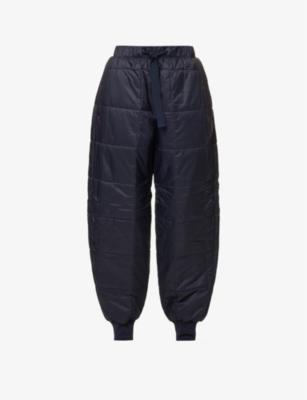Arna padded tapered high-rise shell trousers by BARBOUR X ROKSANDA