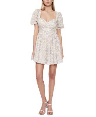Women's Marlie Cotton Floral Mini Dress by BARDOT