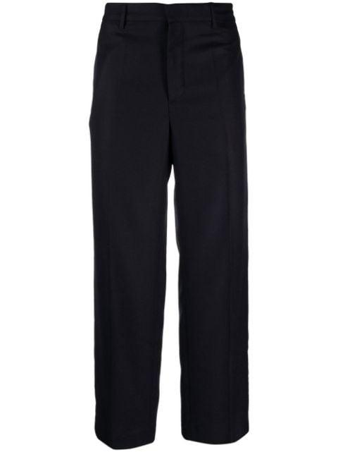 cropped straight-leg trousers by BARENA