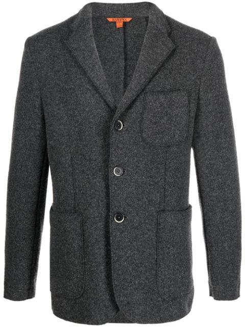 fitted single-breasted blazer by BARENA