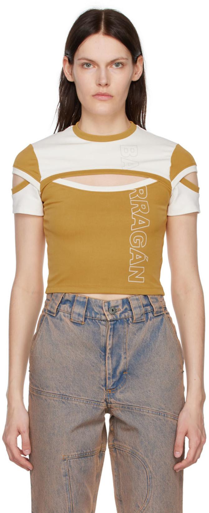 SSENSE Exclusive Yellow Brazos T-Shirt by BARRAGAN