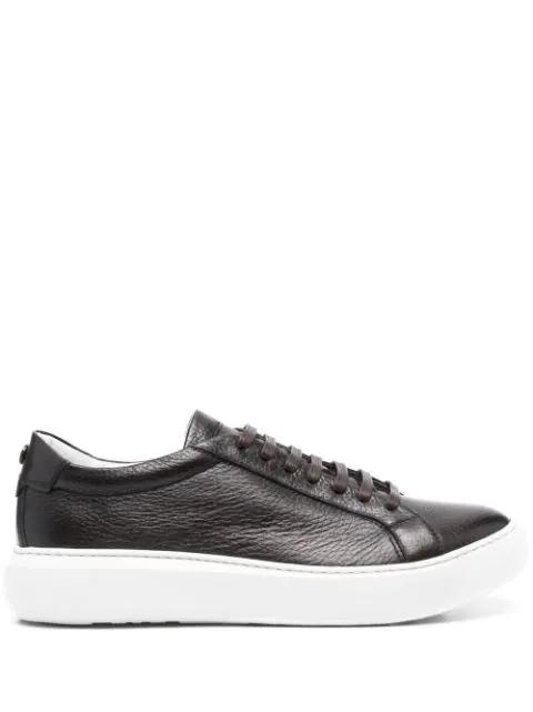 low-top leather sneakers by BARRETT