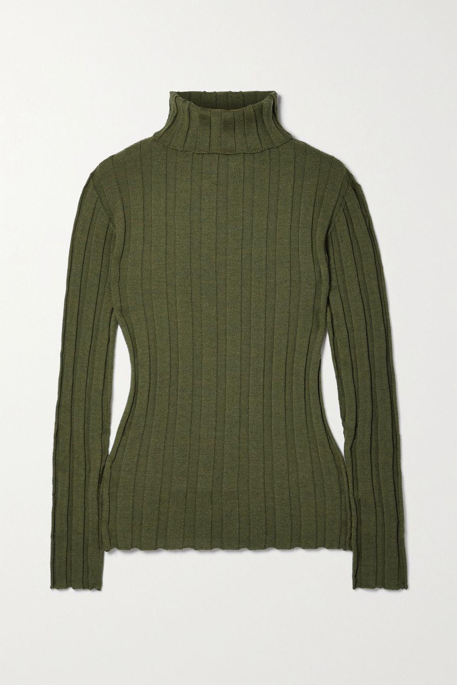 Adler merino wool turtleneck sweater by BASERANGE