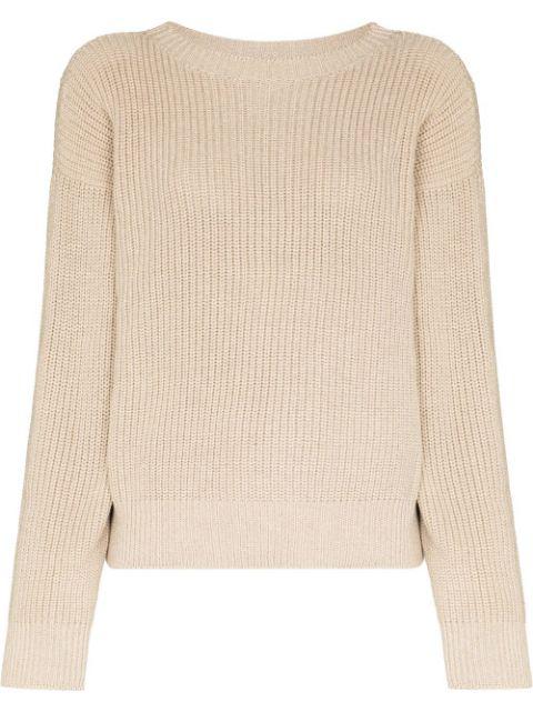 long-sleeved cotton jumper by BASERANGE