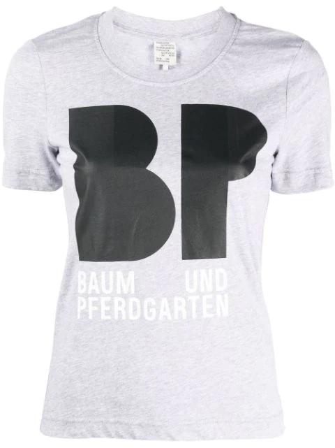 logo-print T-shirt by BAUM UND PFERDGARTEN