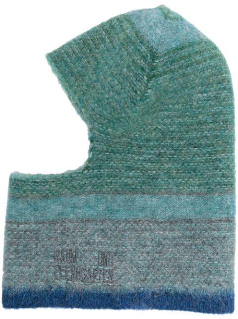 melange-knit detail balaclava by BAUM UND PFERDGARTEN