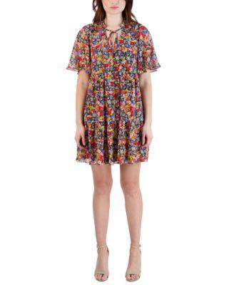 Women's Floral-Print Shift Dress by BCBGENERATION