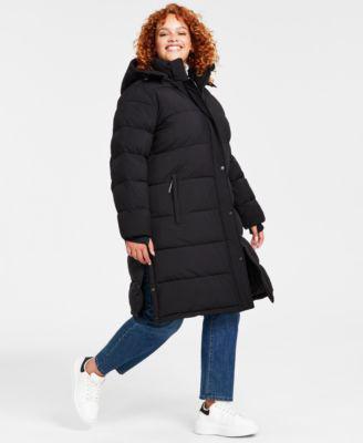 Women's Plus Size Hooded Puffer Coat by BCBGENERATION