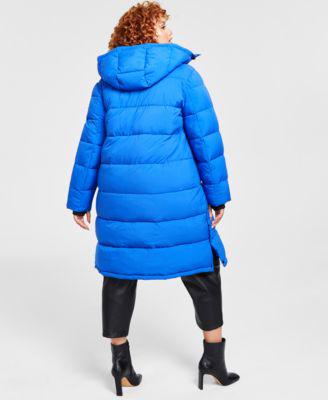 Women's Plus Size Hooded Puffer Coat by BCBGENERATION