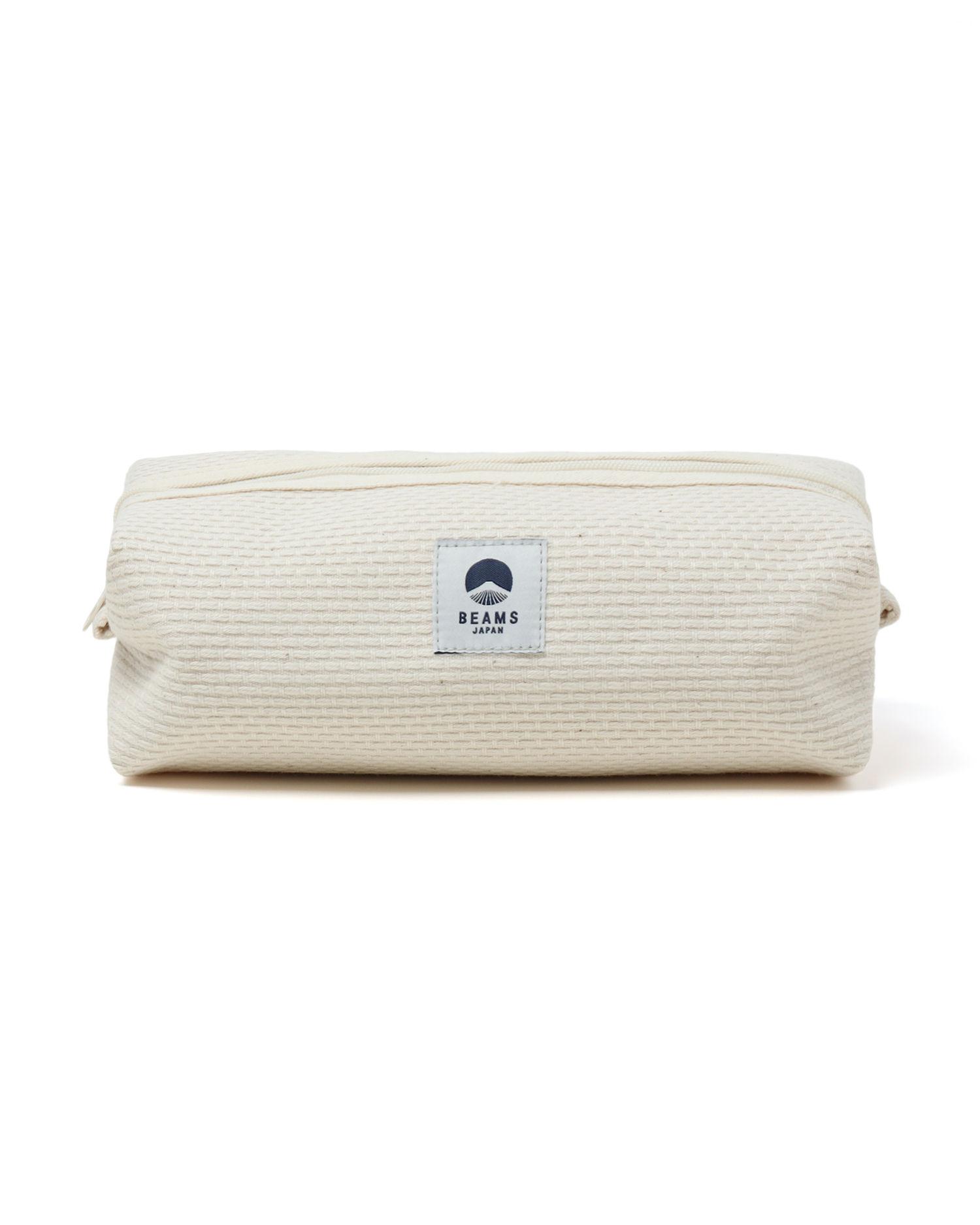 Logo zip pouch by BEAMS JAPAN