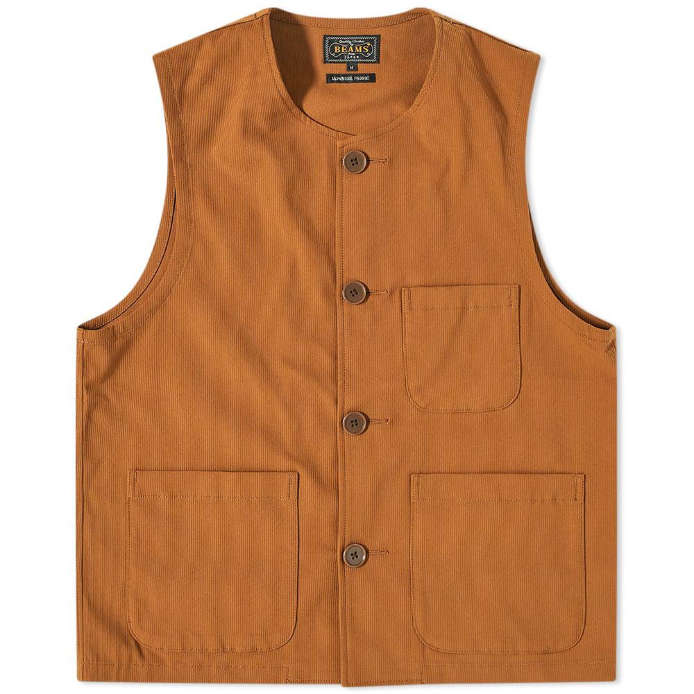 Beams Plus Pique Work Vest by BEAMS 