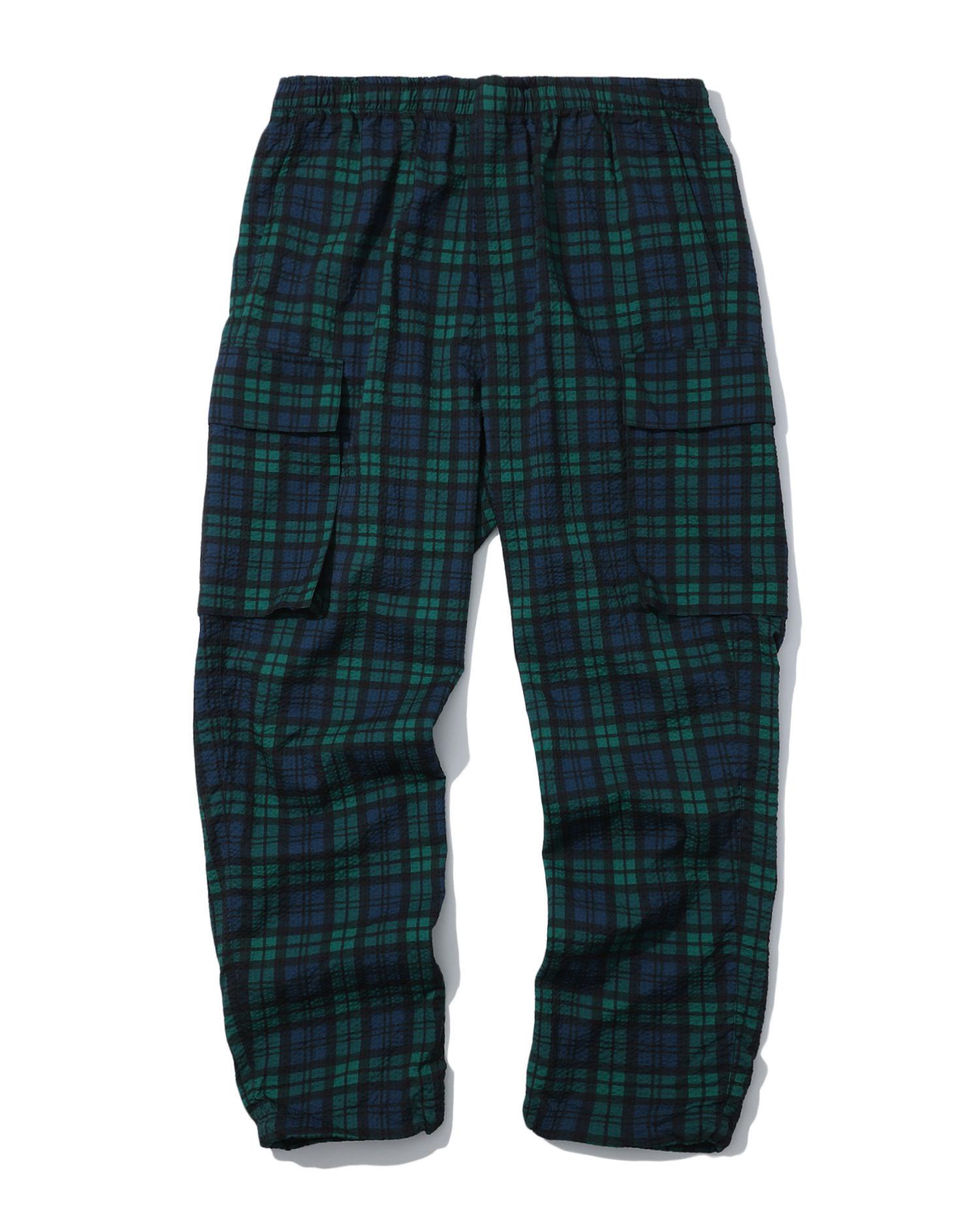 Plaid cargo pants by BEAMS