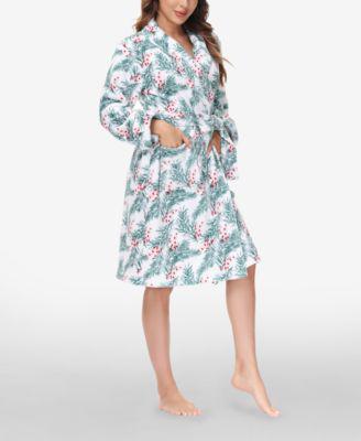 Women's Printed Plush Robe by BEAUTYREST