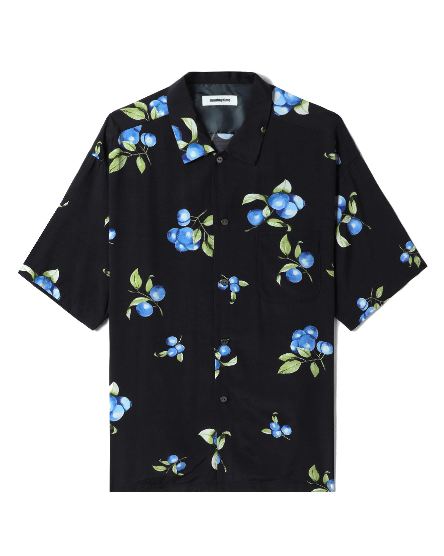 Floral short sleeve shirt by BEAUTY&YOUTH MONKEY TIME