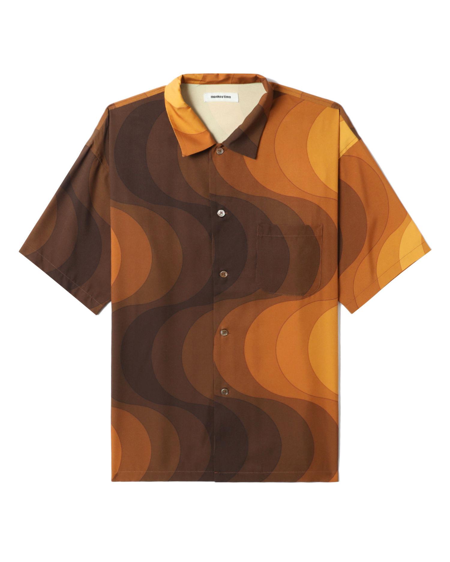 Gradient short sleeve shirt by BEAUTY&YOUTH MONKEY TIME