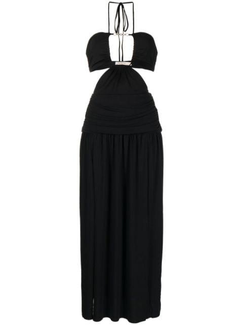 ruched cut-out maxi dress by BEC&BRIDGE