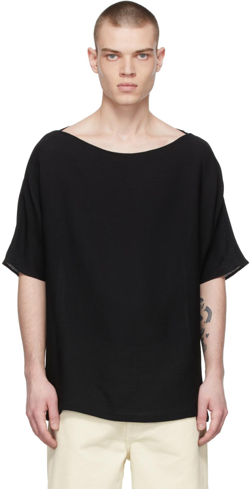 Black Wool T-Shirt by BED J.W. FORD