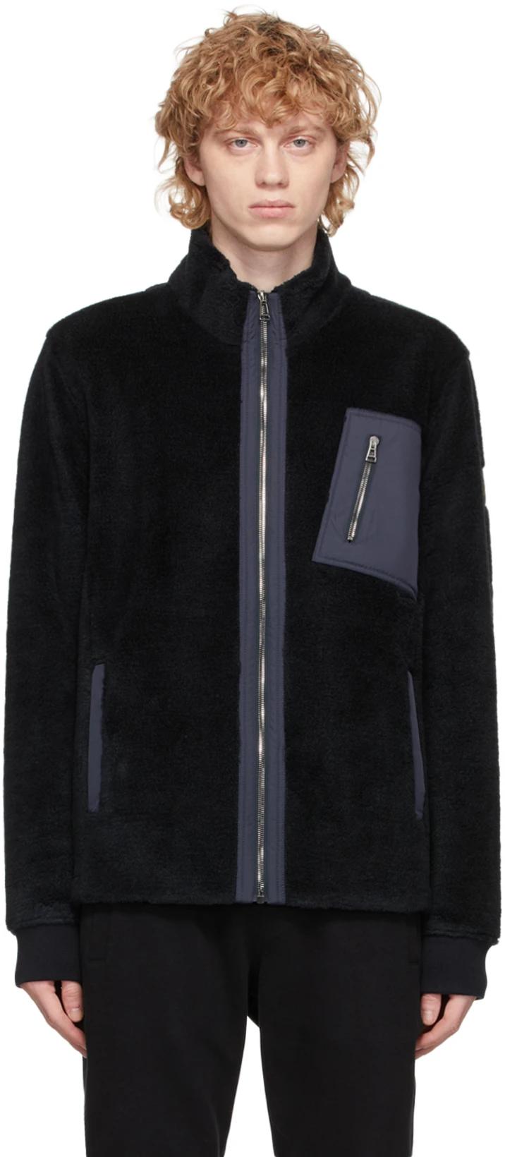 Navy Fleece Herne Jacket by BELSTAFF