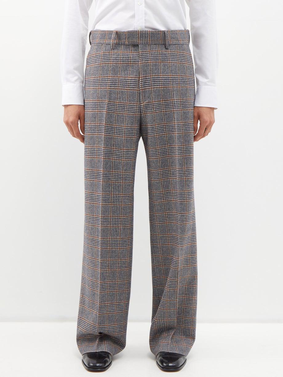 Sedara Prince of Wales-check merino suit trousers by BEN COBB X TIGER OF SWEDEN