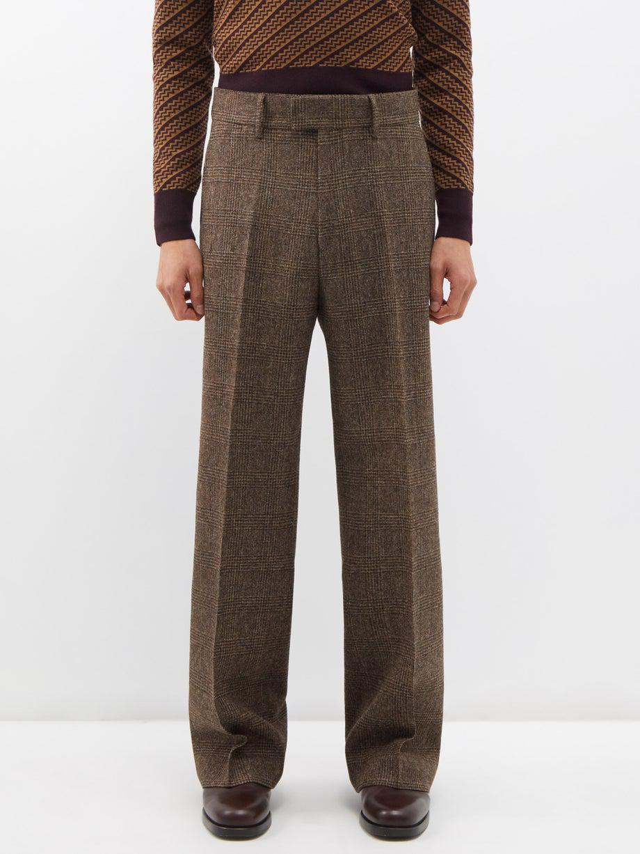 Sedara Prince of Wales-check wool suit trousers by BEN COBB X TIGER OF SWEDEN