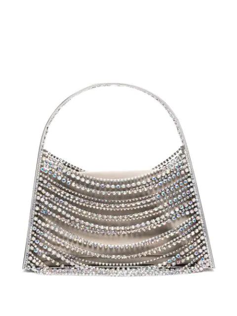 crystal-strand tote bag by BENEDETTA BRUZZICHES