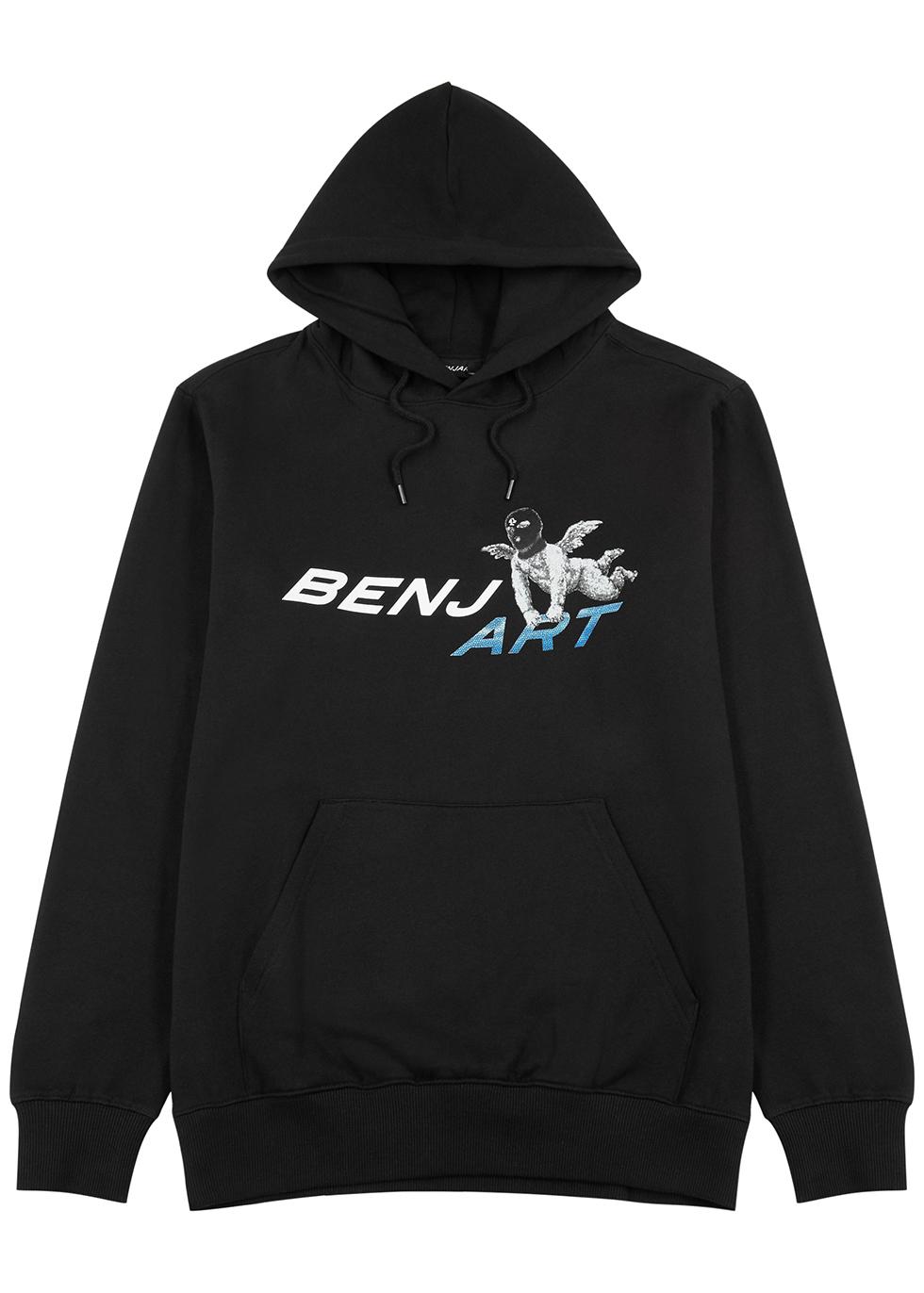 Cherub hoodied cotton-blend sweatshirt by BENJART
