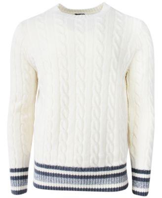 Men's Aspen Relaxed-Fit Cable-Knit Sweater by BENSON