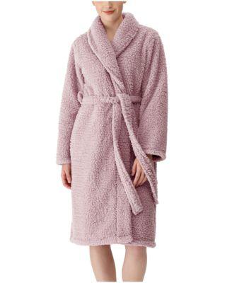 Women's Shawl Collar Double Sided Sherpa Robe by BERKSHIRE