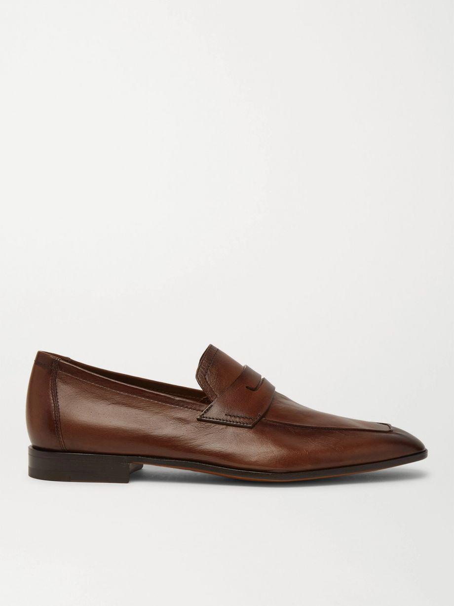 Lorenzo Leather Loafers by BERLUTI