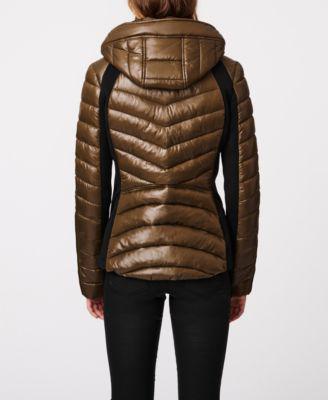 Women's Hooded Packable Puffer Coat by BERNARDO