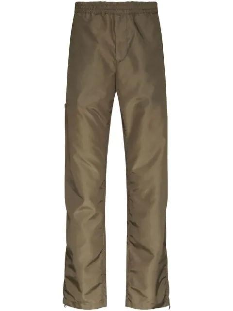 Tech canvas straight-leg trousers by BERNER KUHL