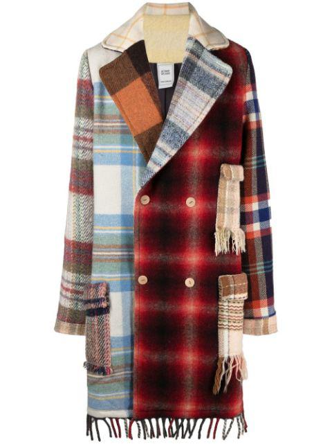 Blanket patchwork coat by BETHANY WILLIAMS