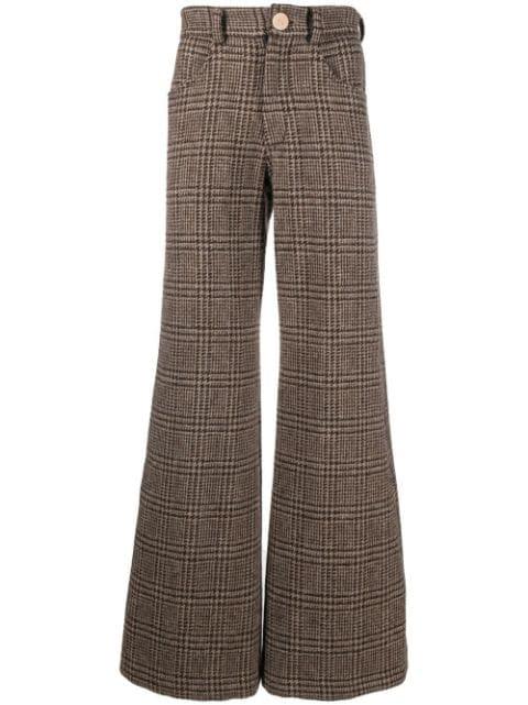houndstooth check trousers by BETHANY WILLIAMS