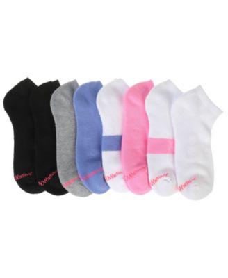 Women's Comfort Fit Athletic Lightweight Mesh Low-Cut Socks, Pack of 8 by BETSEY JOHNSON