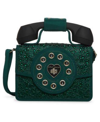 Women's Party Line Faux Rhinestone Phone Bag by BETSEY JOHNSON