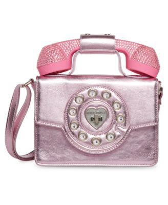 Women's Party Line Faux Rhinestone Phone Bag by BETSEY JOHNSON