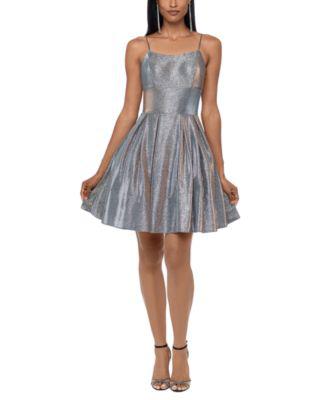 Glitter Fit & Flare Dress by BETSY&ADAM