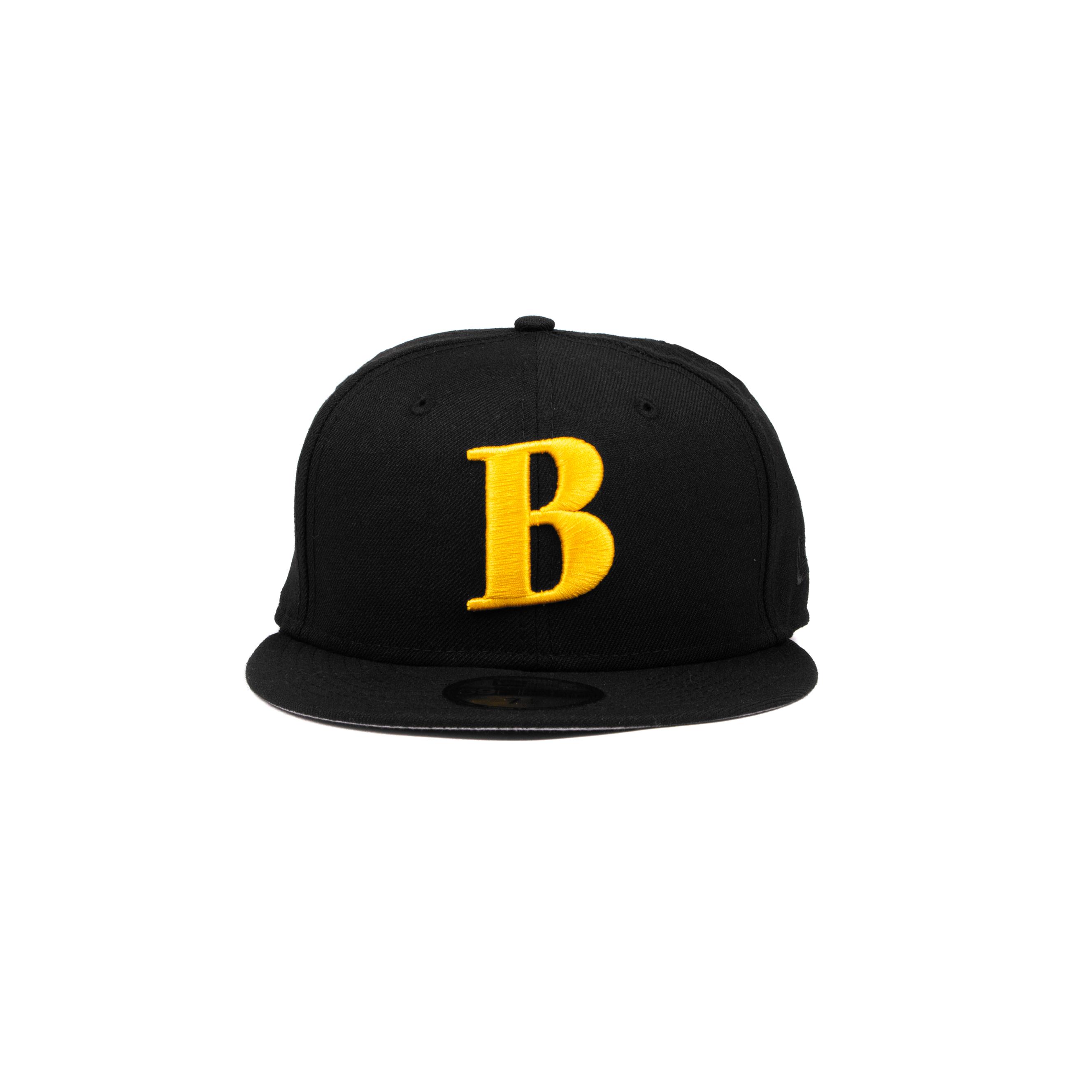 Better™ Gift Shop B Logo New Era Cap (Black/Yellow) by BETTER GIFT SHOP