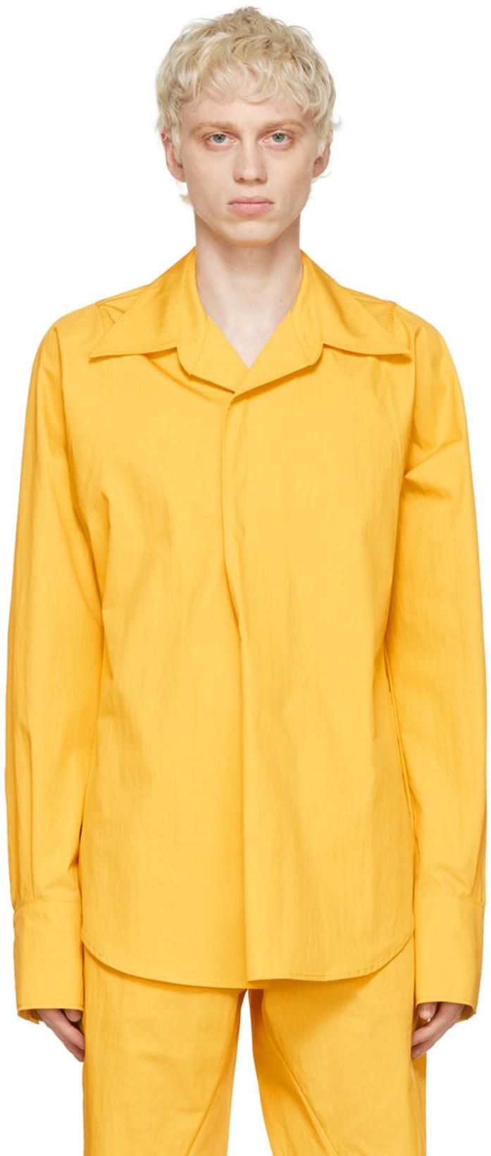Yellow Rowdy Shirt by BIANCA SAUNDERS