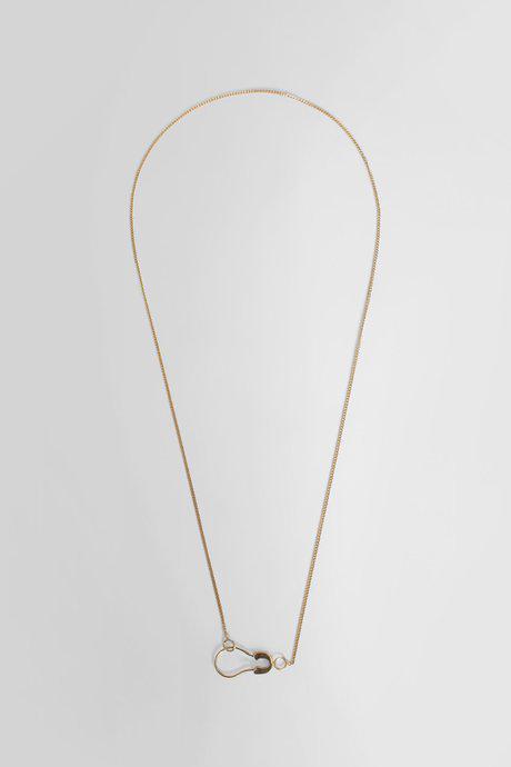 Gold-Tone Round Safety Pin Chain by BIIS