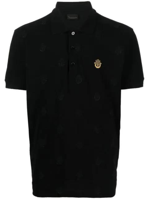 embroidered-logo polo shirt by BILLIONAIRE