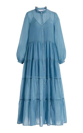 James Cotton-Silk Maxi Dress by BIRD&KNOLL
