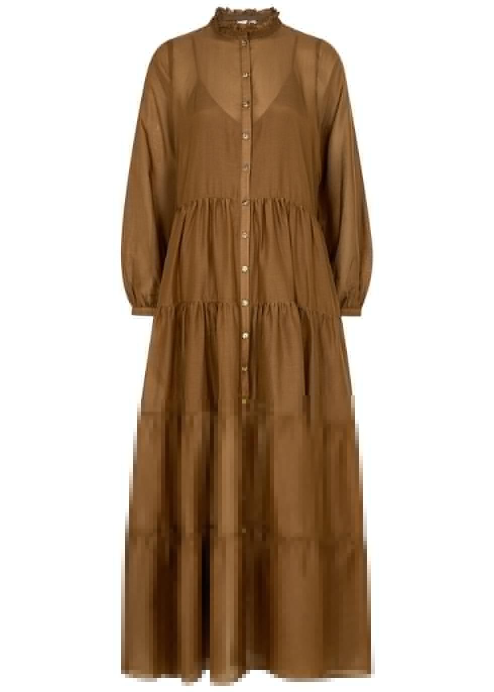 James brown cotton-blend maxi dress by BIRD&KNOLL