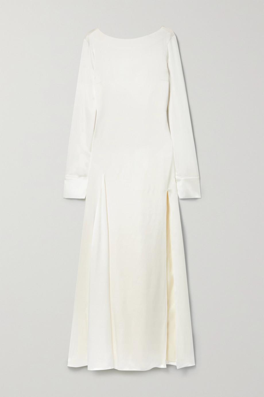 Occasion organic silk-satin maxi dress by BITE STUDIOS