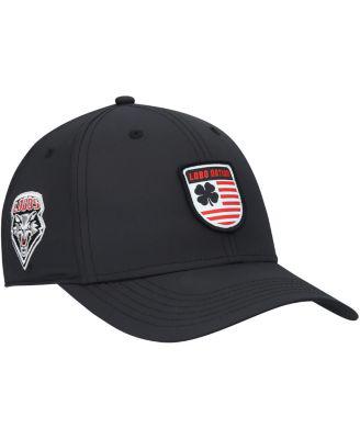 Men's Black New Mexico Lobos Nation Shield Snapback Hat by BLACK CLOVER