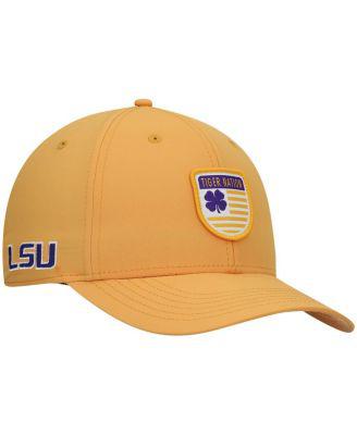 Men's Gold Lsu Tigers Nation Shield Snapback Hat by BLACK CLOVER